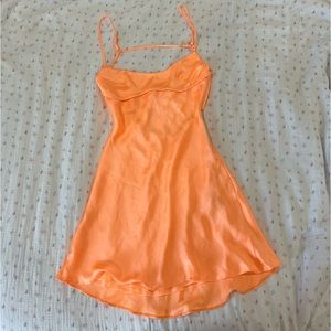 Zara orange dress